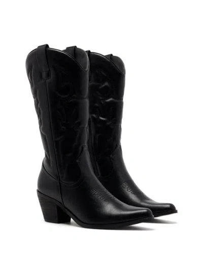 Therapy Australia Clayton Western Boots In Black