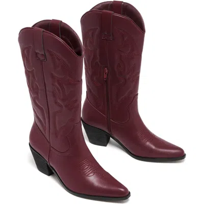 Therapy Australia Clayton Western Boots In Brown