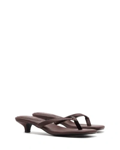 Therapy Australia Heatwave Square Toe Thong Heel