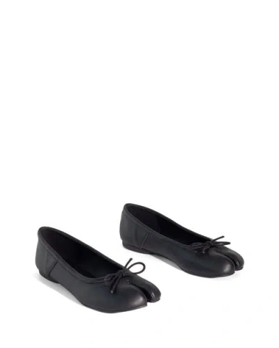 Therapy Australia Hoshi Tabi Toe Ballet Flat In Black