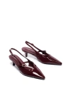 Therapy Australia Irving Slingback Pointed Toe Heel In Burgundy