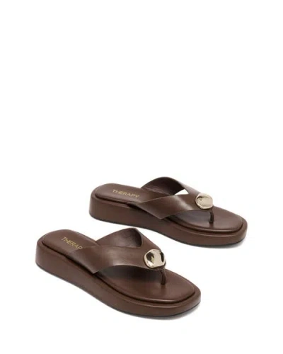 Therapy Australia Val Square Toe Thong Sandal