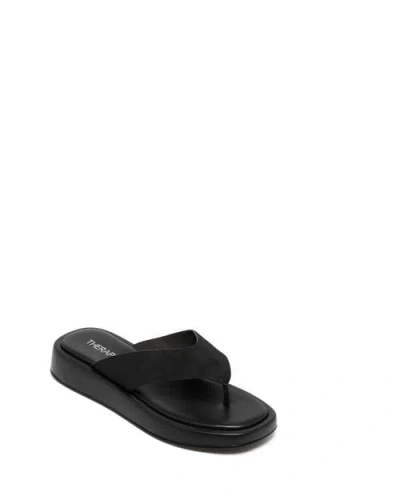 Therapy Australia Veda Open Square Toe Sandal In Black
