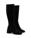 Therapy Australia Wolf Block Heel Tall Boots In Black