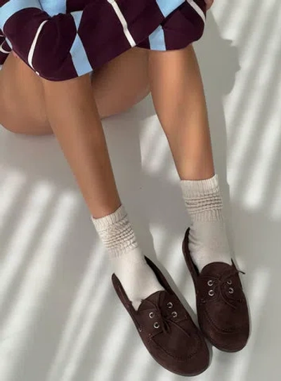 Therapy Sailor Boat Shoes In Brown