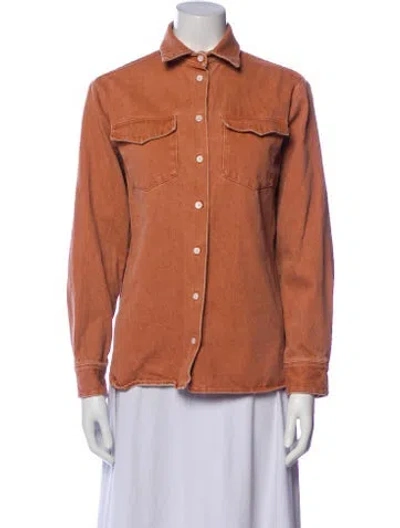 Pre-owned There Was One Jacket In Orange