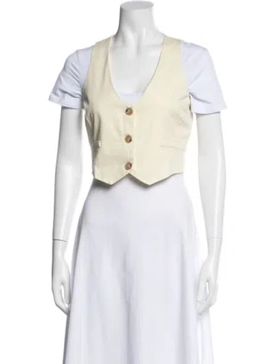 Pre-owned There Was One Vest In Neutral