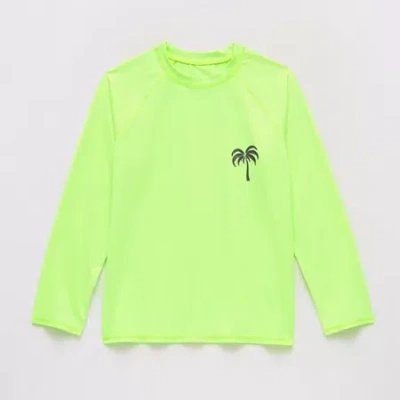 Thereabouts Big Kid Boys Rash Guard In Green