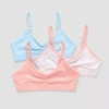 Thereabouts Big Kid Girls Medium Support 3-pc. Bralette 340033 In Pink