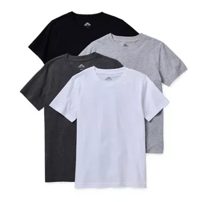 Thereabouts Kids' Boys 4 Pack Short Sleeve Crew Neck T-shirt In Black