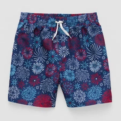 Thereabouts Kids' Boys Above The Knee Swim Trunks In Multi