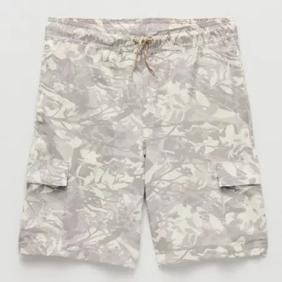 Thereabouts Cargo Little & Big Kid Boys Moisture Wicking Hybrid Short In Gray