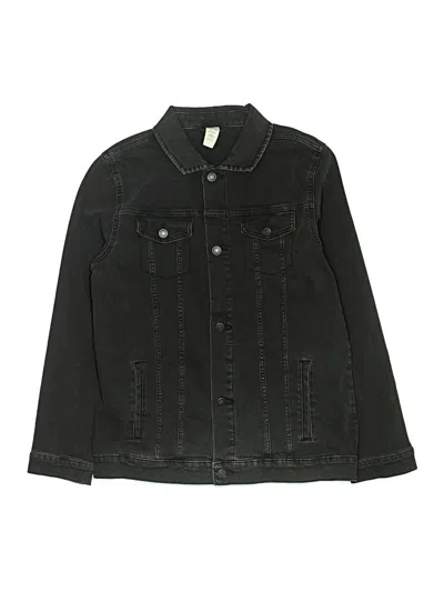 Pre-owned Thereabouts Kids' Denim Jacket In Black