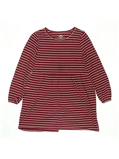 Pre-owned Thereabouts Kids' Dress In Burgundy
