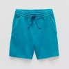 Thereabouts Fleece Pull-on Little & Big Kid Boys Adjustable Waist Jogger Short In Blue