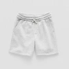 Thereabouts Fleece Pull-on Little & Big Kid Boys Adjustable Waist Jogger Short In Gray