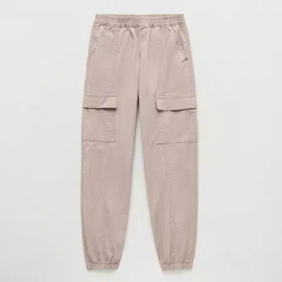 Thereabouts Kids' Girls Cuffed Cargo Pant In Neutral