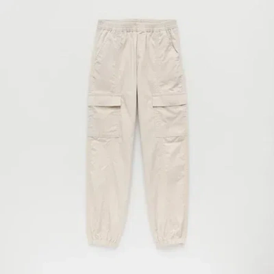 Thereabouts Kids' Girls Cuffed Cargo Pant In Neutral