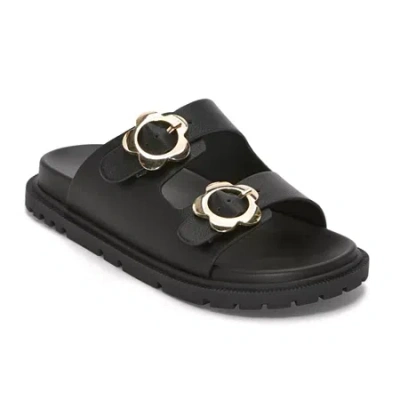 Thereabouts Girls Morgan Footbed Sandals In Black