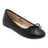 Thereabouts Lexi Little & Big Kid Girls Round Closed Toe Ballet Flats In Black