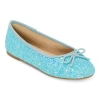 Thereabouts Lexi Little & Big Kid Girls Round Closed Toe Ballet Flats In Blue