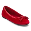 Thereabouts Lexi Little & Big Kid Girls Round Closed Toe Ballet Flats In Red
