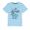 Thereabouts Little & Big Boys Crew Neck Short Sleeve Graphic T-shirt In Blue