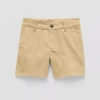 Thereabouts Little & Big Kid Boys 6" Adjustable Waist Chino Short In Sand