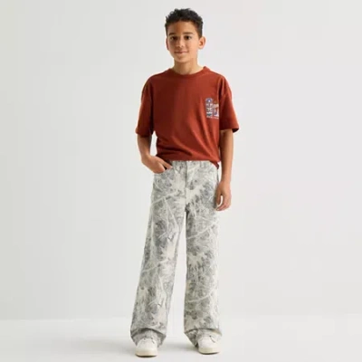 Thereabouts Little & Big Kid Boys Adjustable Waist Baggy Fit Jean In Nude