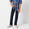 Thereabouts Little & Big Kid Boys Adjustable Waist Stretch Fabric Skinny Fit Denim Jean In Blue