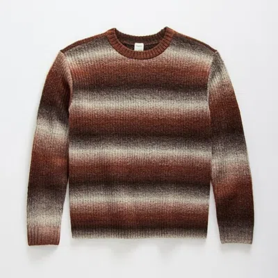 Thereabouts Little & Big Kid Boys Crew Neck Long Sleeve Pullover Sweater In Multi