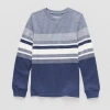 Thereabouts Little & Big Kid Boys Crew Neck Long Sleeve Regular Fit Thermal Top In Blue