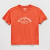 Thereabouts Little & Big Kid Boys Crew Neck Short Sleeve Oversized Graphic T-shirt In Orange