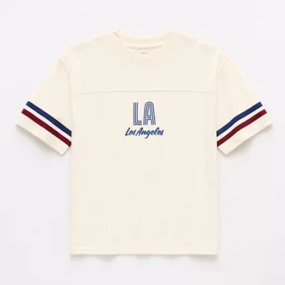 Thereabouts Little & Big Kid Boys Crew Neck Short Sleeve Oversized Graphic T-shirt In White