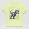 Thereabouts Little & Big Kid Boys Crew Neck Short Sleeve Regular Fit Graphic T-shirt In Green