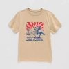 Thereabouts Little & Big Kid Boys Crew Neck Short Sleeve Regular Fit Graphic T-shirt In Sand
