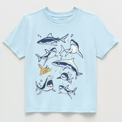 Thereabouts Little & Big Kid Boys Crew Neck Short Sleeve Regular Fit Graphic T-shirt In Animal Print