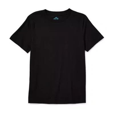 Thereabouts Little & Big Kid Boys Crew Neck Short Sleeve T-shirt In Black