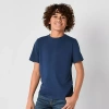 Thereabouts Little & Big Kid Boys Crew Neck Short Sleeve T-shirt In Blue