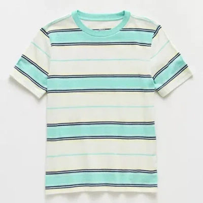 Thereabouts Little & Big Kid Boys Crew Neck Short Sleeve T-shirt In Blue
