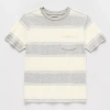 Thereabouts Little & Big Kid Boys Crew Neck Short Sleeve T-shirt In Gray