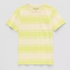 Thereabouts Little & Big Kid Boys Crew Neck Short Sleeve T-shirt In Green