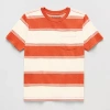 Thereabouts Little & Big Kid Boys Crew Neck Short Sleeve T-shirt In Orange