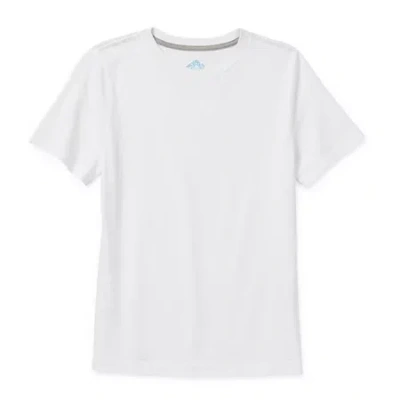 Thereabouts Little & Big Kid Boys Crew Neck Short Sleeve T-shirt In White