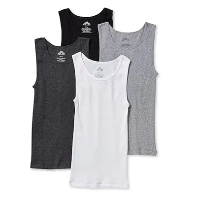 Thereabouts Little & Big Kid Boys Crew Neck Sleeveless 4 Pack Tank In Black