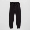 Thereabouts Little & Big Kid Boys Cuffed Regular Fit Fleece Jogger Pant In Black