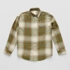 Thereabouts Little & Big Kid Boys Easy-on + Easy-off Long Sleeve Adaptive Regular Fit Flannel Shirt In Green