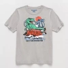 Thereabouts Little & Big Kid Boys Easy-on + Easy-off Sensory Friendly Crew Neck Short Sleeve Adaptive Regular Fi In Gray
