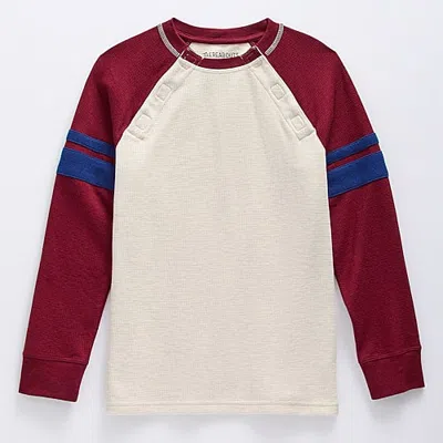 Thereabouts Little & Big Kid Boys Easy-on + Easy-off Sensory Friendly Crew Neck Long Sleeve Adaptive Athletic Fi In Multi