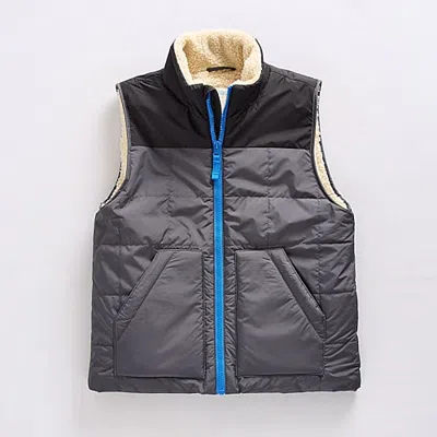 Thereabouts Little & Big Kid Boys Lightweight Quilted Vest In Gray